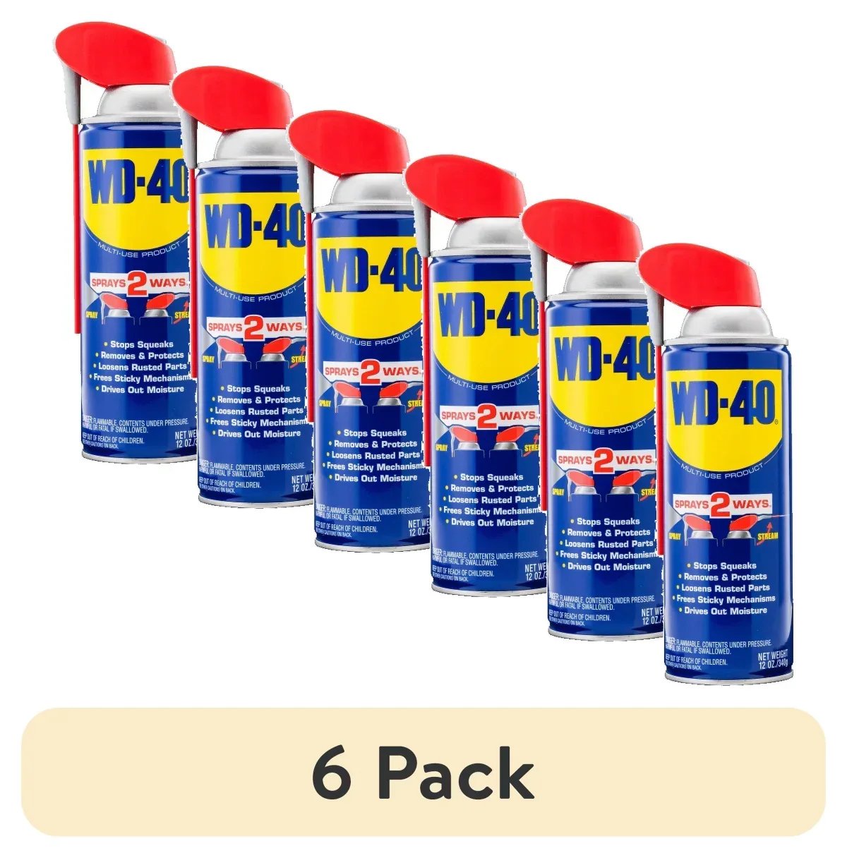Classic WD-40 Formula, Multi-Use Product with Smart Straw Sprays 2 Ways, Multi-Purpose Lubricant Spray, 12 oz - Image 11
