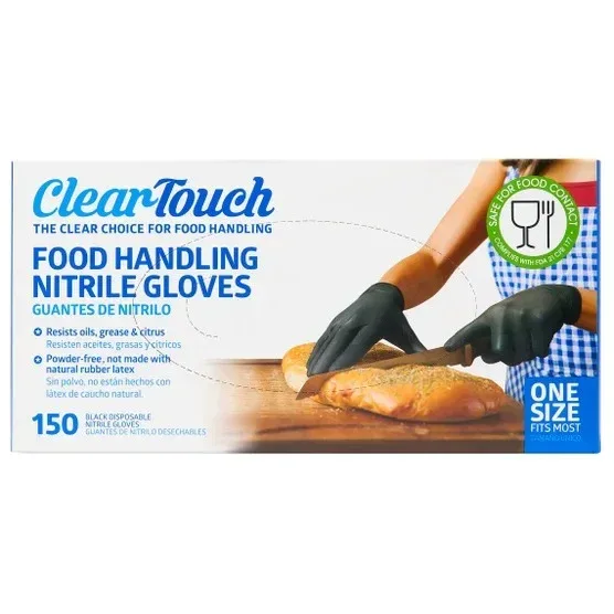 Clear-Touch Food Handling C Black, One Size, 150-count - Image 2