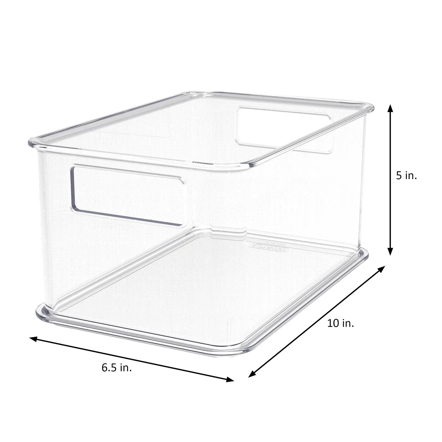 Clearly 4-Piece Clear Plastic Organizing Bin Set - Image 2