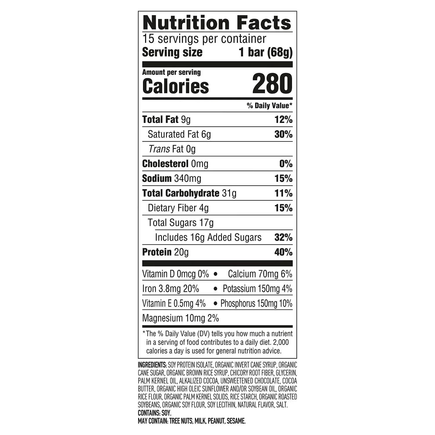 CLIF BUILDERS Protein Bars OREO-Flavored, 2.4 oz., 15 pk. - Image 2
