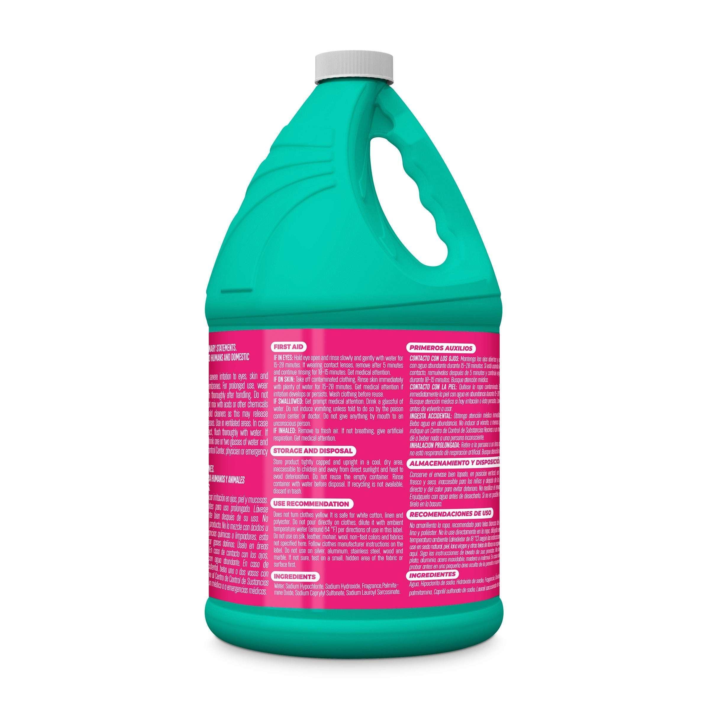 Cloralen No-Splash Liquid Scented Bleach, All Purpose Cleaner - Floral Scent, 121 fl oz - Image 7