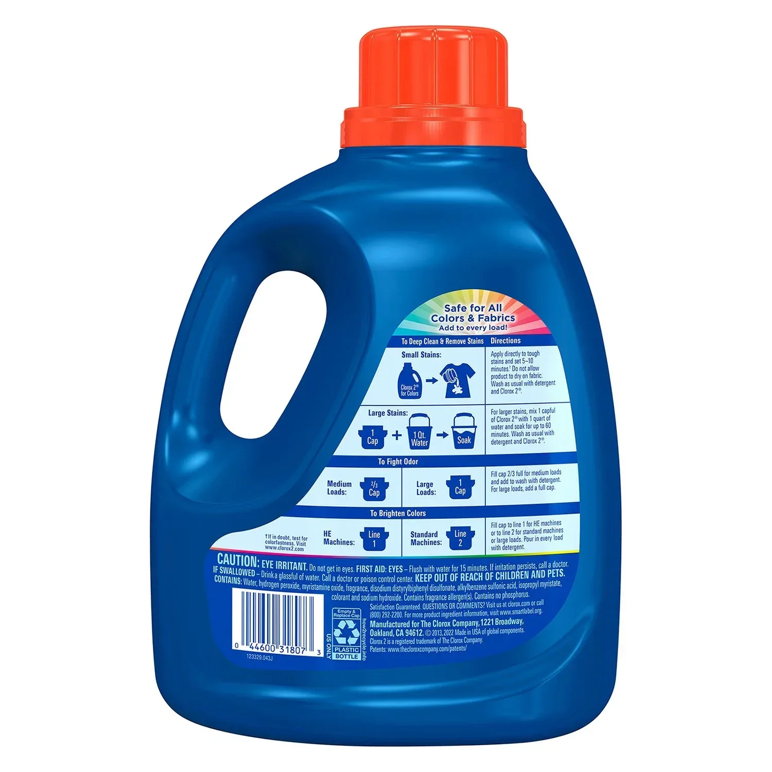 Clorox 2 for Colors Max Performance Stain Remover, 4 in 1, 112.75 fl. oz. - Image 10