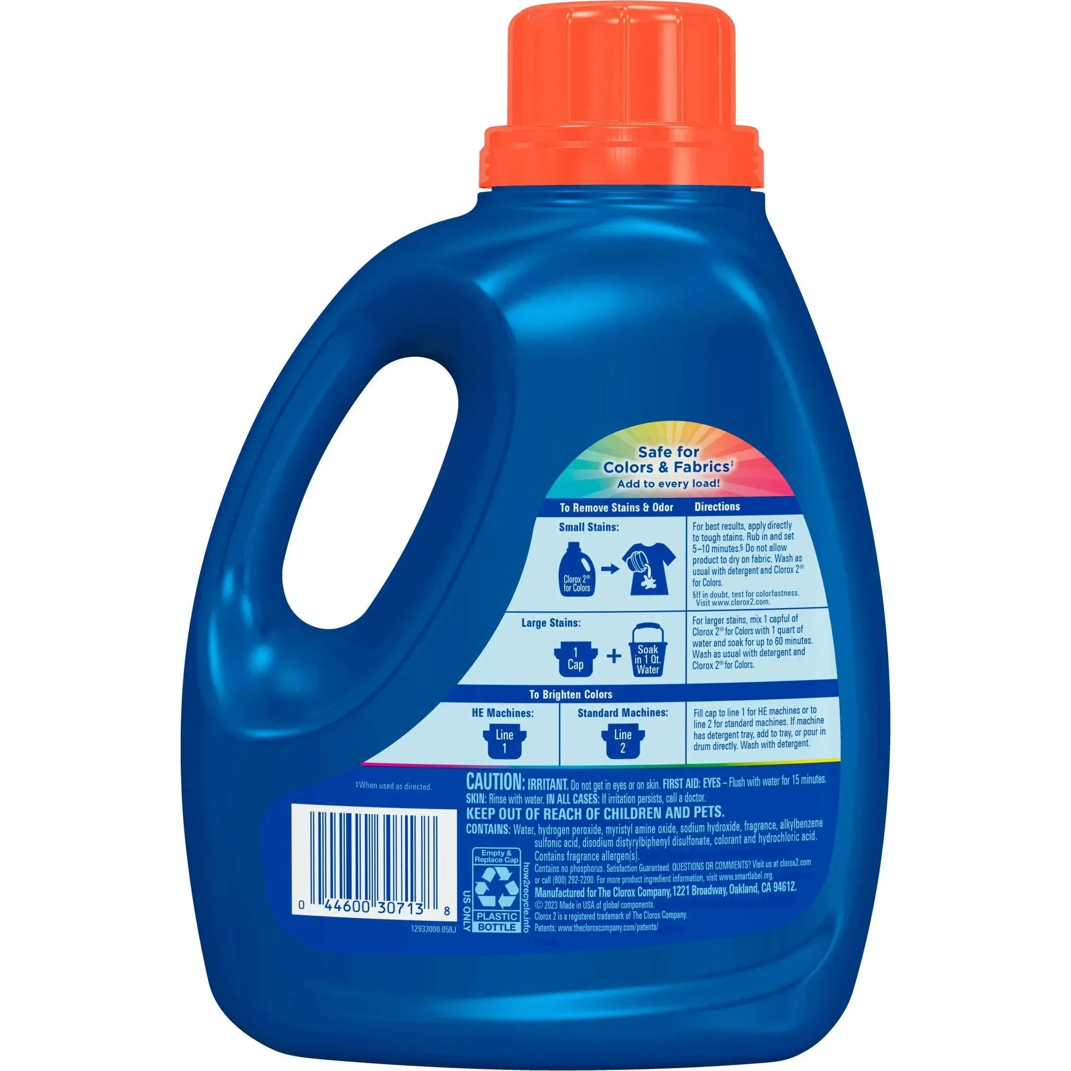 Clorox 2 for Colors Stain Remover and Laundry Additive, Bleach Free, Original, 88 Fluid Ounces - Image 9