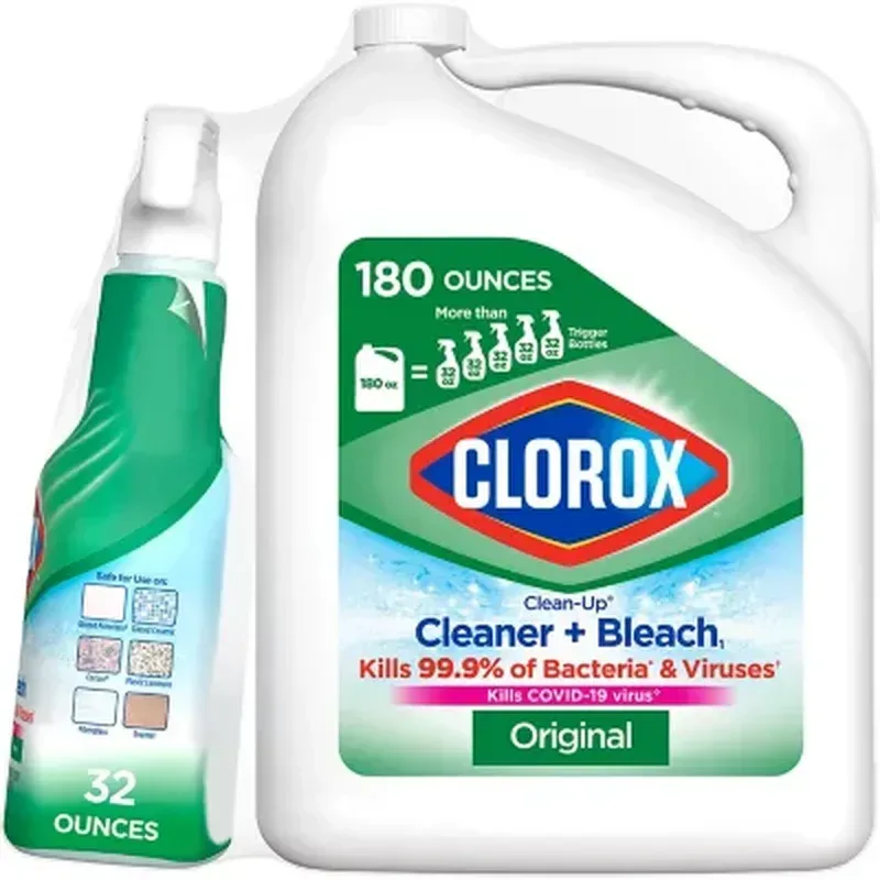 Clorox Clean-Up All-Purpose Cleaner + Bleach, Original (Spray + Refill) - Image 2