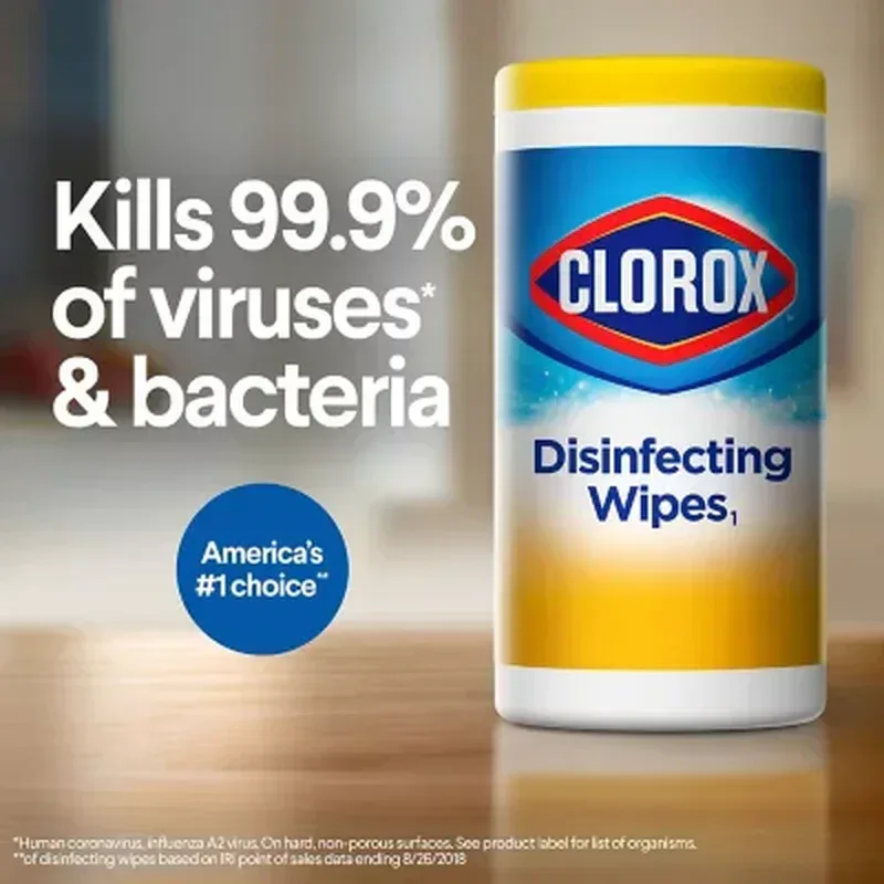 Clorox Disinfecting Bleach-Free Cleaning Wipes, Variety Pack (85 Wipes/Pk., 5 Pk.) - Image 3