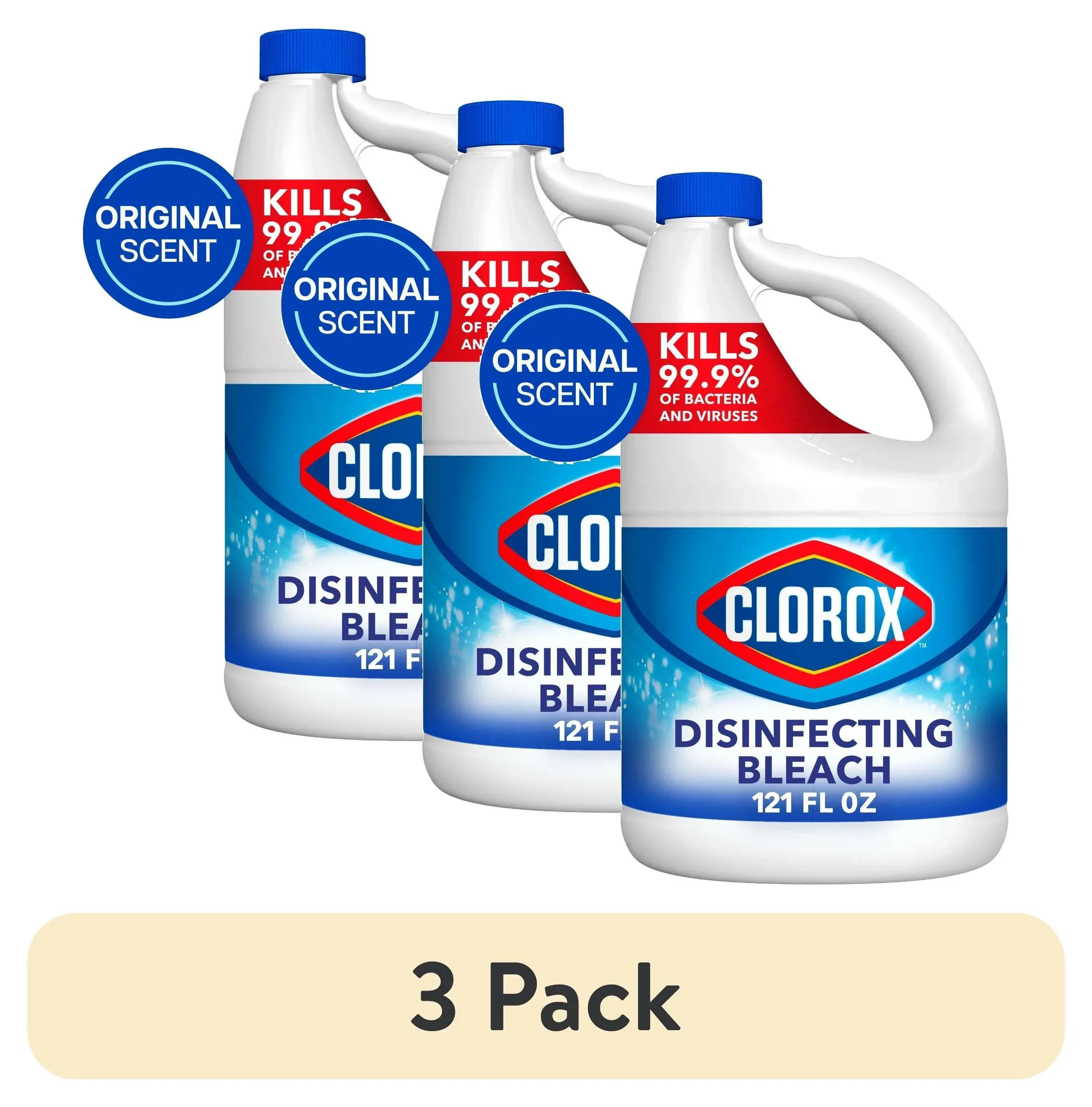 Clorox Disinfecting Liquid Bleach Cleaner, Regular Scent, 121 fl oz - Image 13