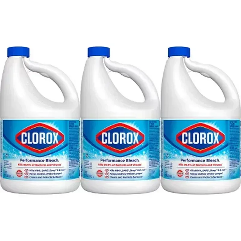 Clorox Performance Bleach (121 Fl. Oz./Bottle, 3 Pk.) - Image 2