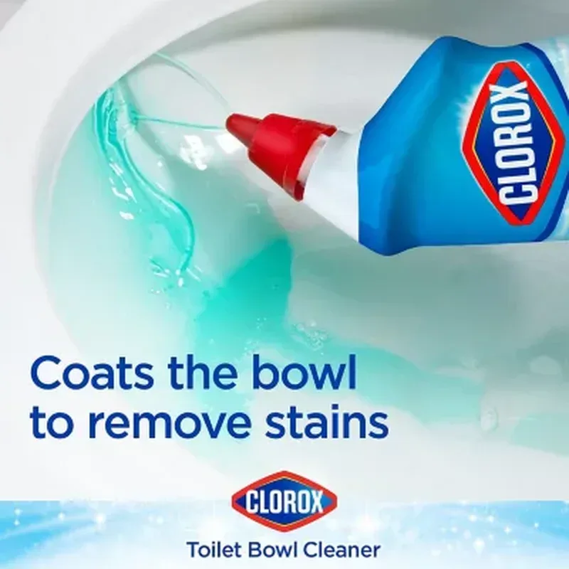 Clorox Toilet Bowl Cleaner with Bleach, Rain Clean (24 Oz., 6 Pk.) - Image 6