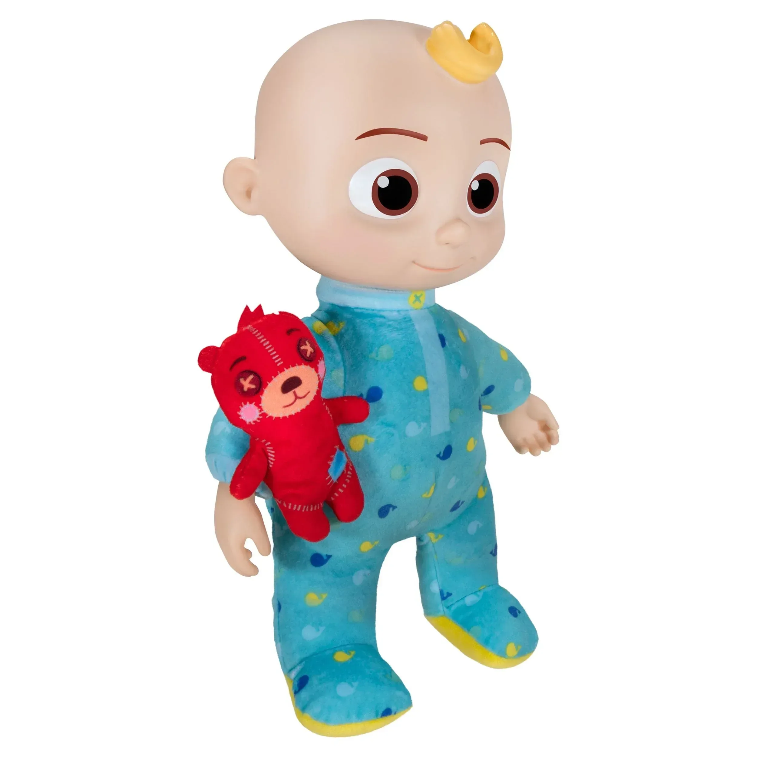 CoComelon Musical Bedtime JJ 12 inch Doll - Soft Plush Body – Includes Feature Plush and Small Teddy Bear Plush - Image 7