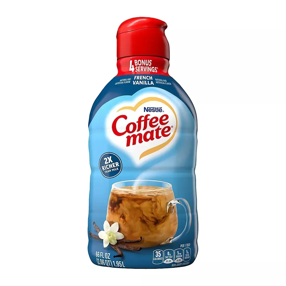Coffee-Mate French Vanilla Creamer, 66 fl. oz.