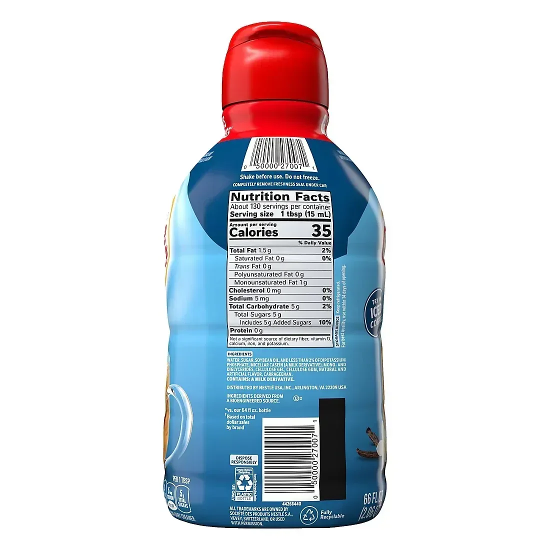 Coffee-Mate French Vanilla Creamer, 66 fl. oz. - Image 2
