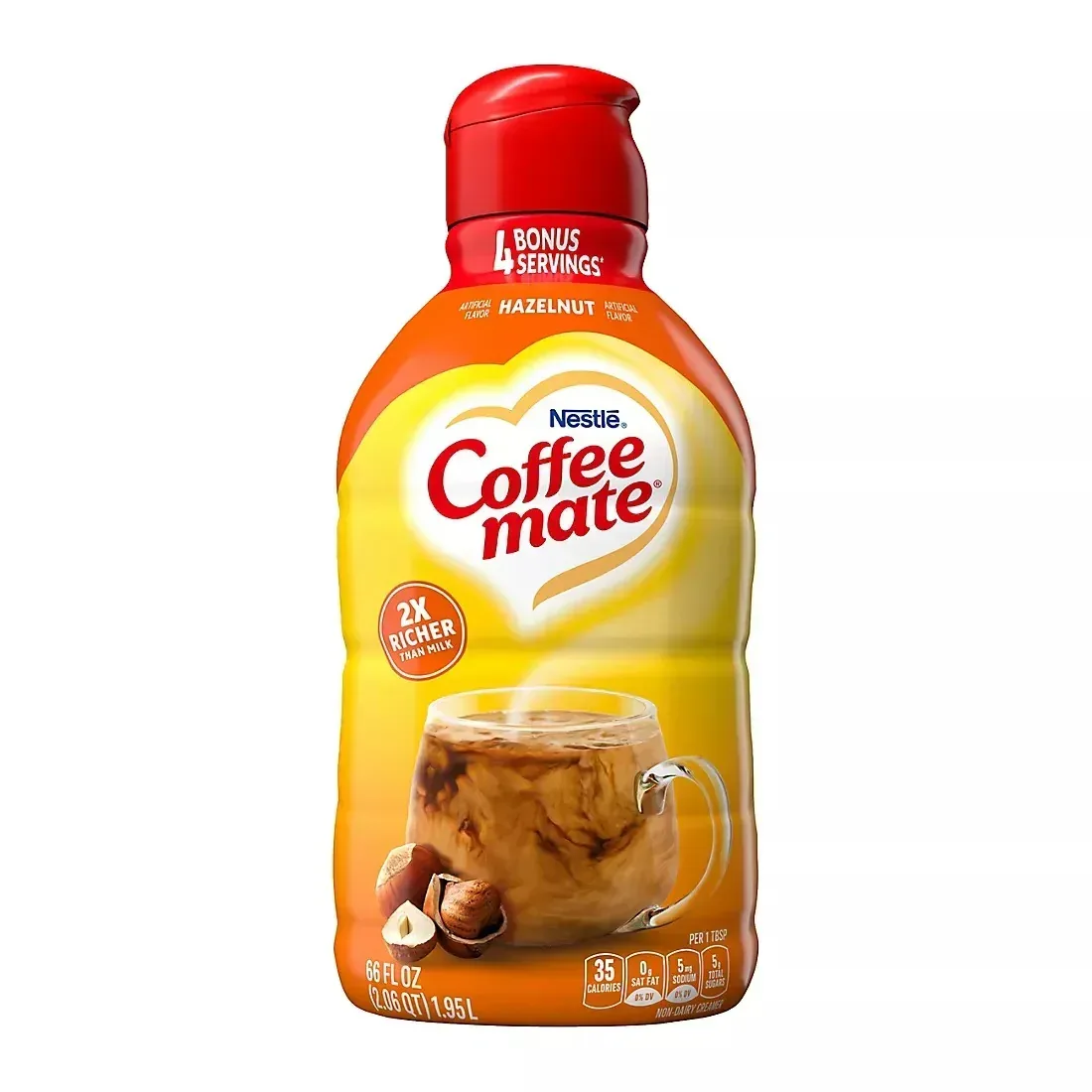 Coffee-Mate Hazelnut Creamer, 66 fl. oz.