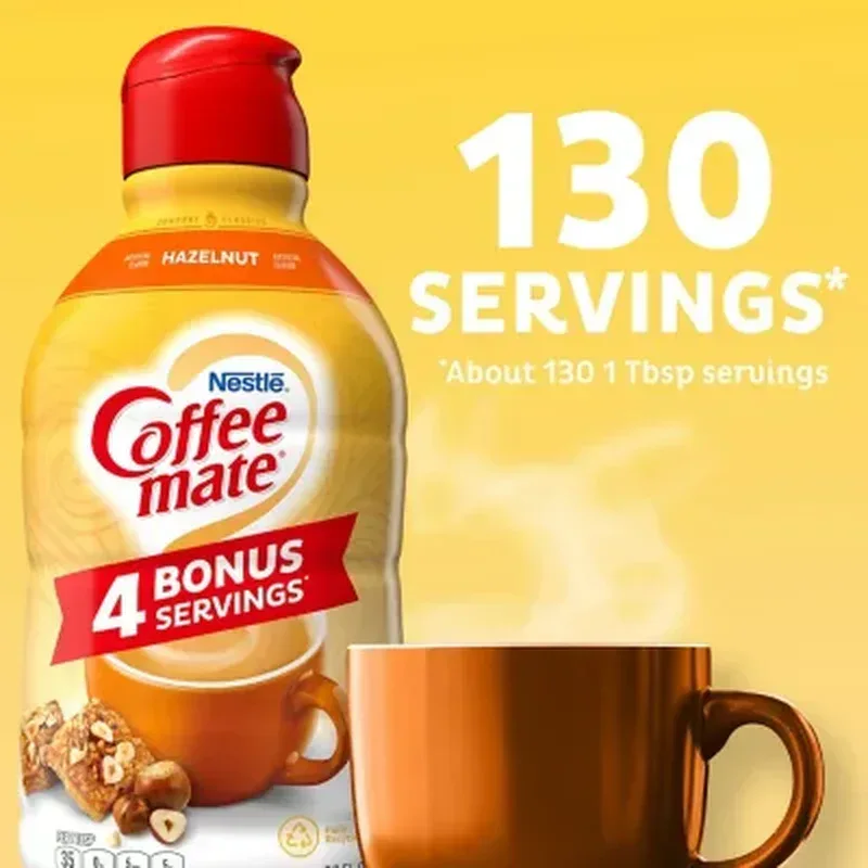 Coffee Mate Hazelnut Liquid Coffee Creamer (66 Fl. Oz.) - Image 4