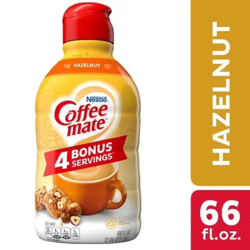 Coffee Mate Hazelnut Liquid Coffee Creamer (66 Fl. Oz.) - Image 8