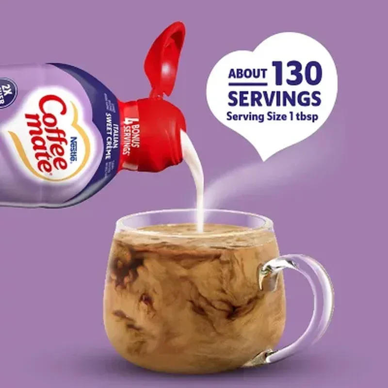 Coffee Mate Italian Sweet Creme Liquid Coffee Creamer (66 Fl. Oz.) - Image 10