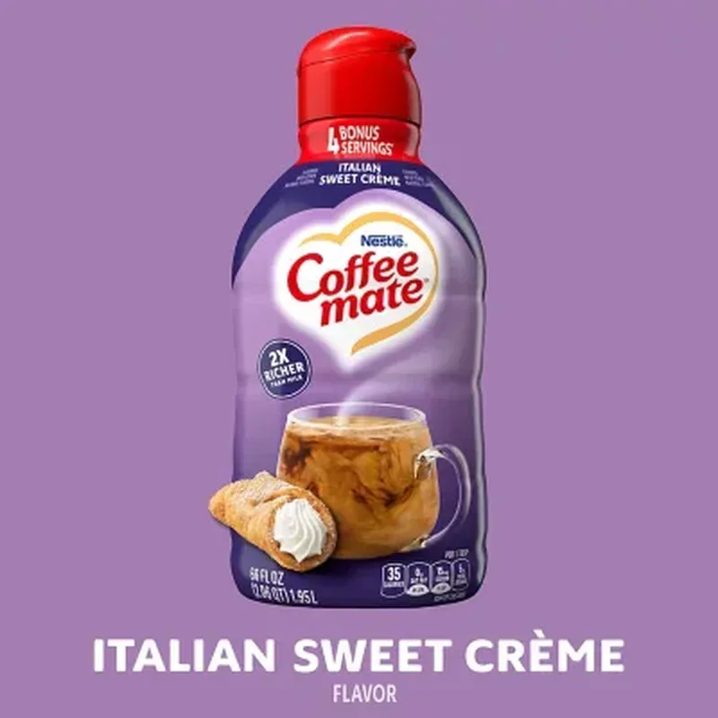 Coffee Mate Italian Sweet Creme Liquid Coffee Creamer (66 Fl. Oz.) - Image 9