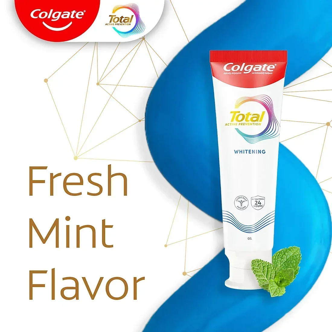 Colgate Total Whitening Gel Toothpaste, 5 pk./6 oz. - Image 6