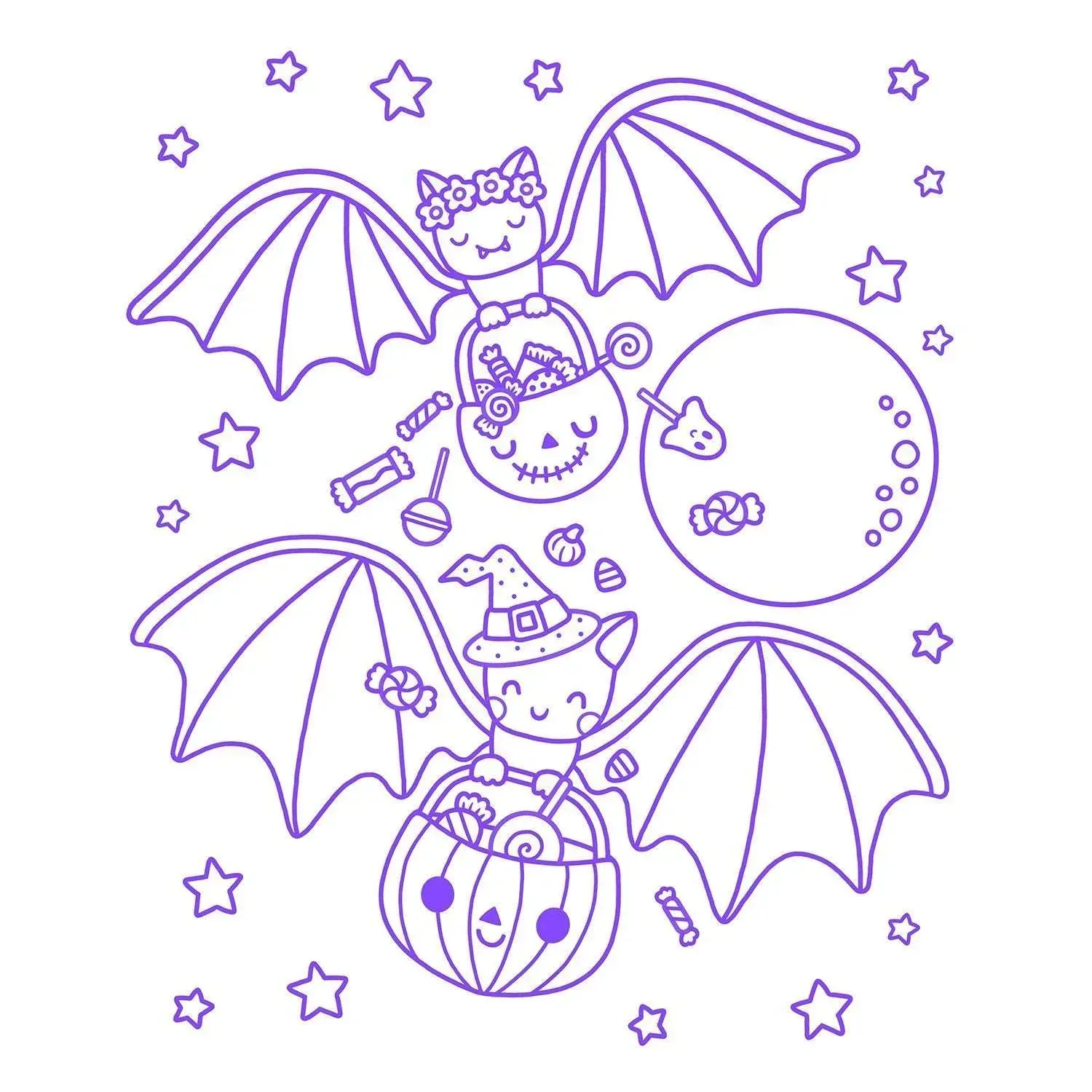 ColorWorld: Spooky Sweet Halloween, Mixed Media - Image 3