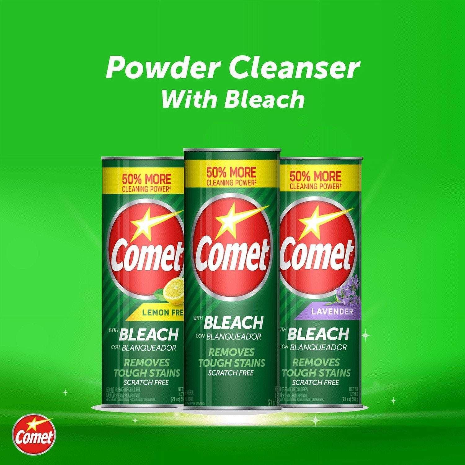 Comet Multipurpose Cleaning Powder with Bleach, 21 oz - Image 11