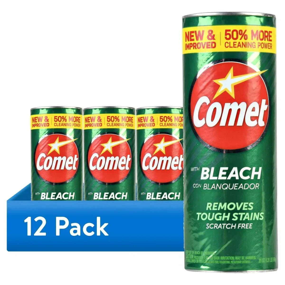 Comet Multipurpose Cleaning Powder with Bleach, 21 oz - Image 12