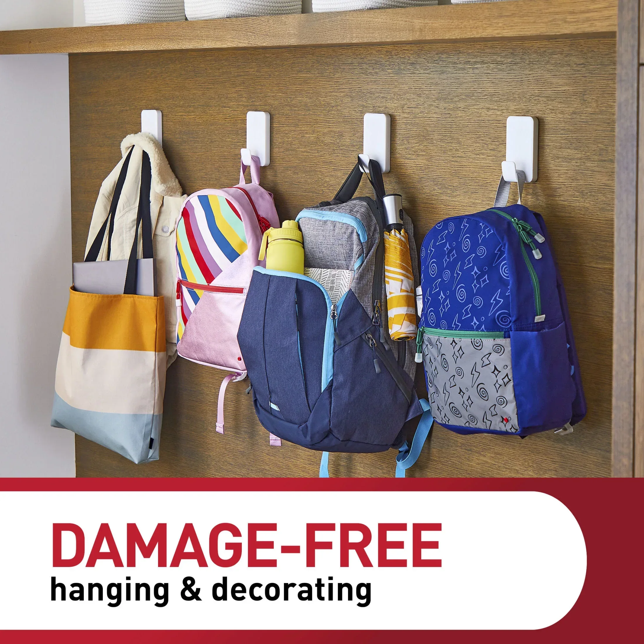 Command 15 lb XL Heavyweight Hook, White, 1 Wall Hook, Damage-Free Hanging - Image 5