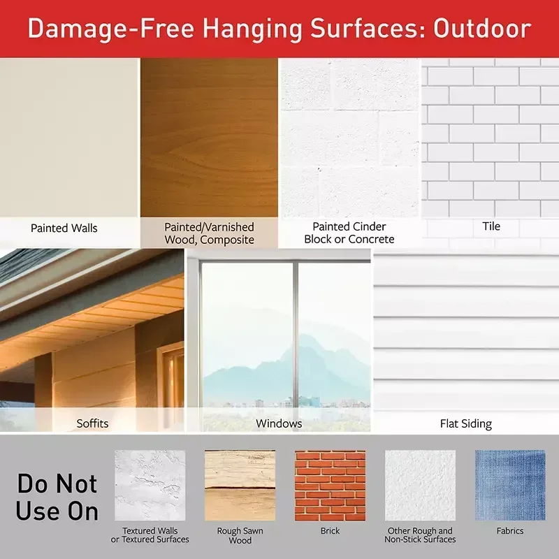 Command Damage-Free Hanging Metal Hooks, 2 pk. - Brushed Metal - Image 4