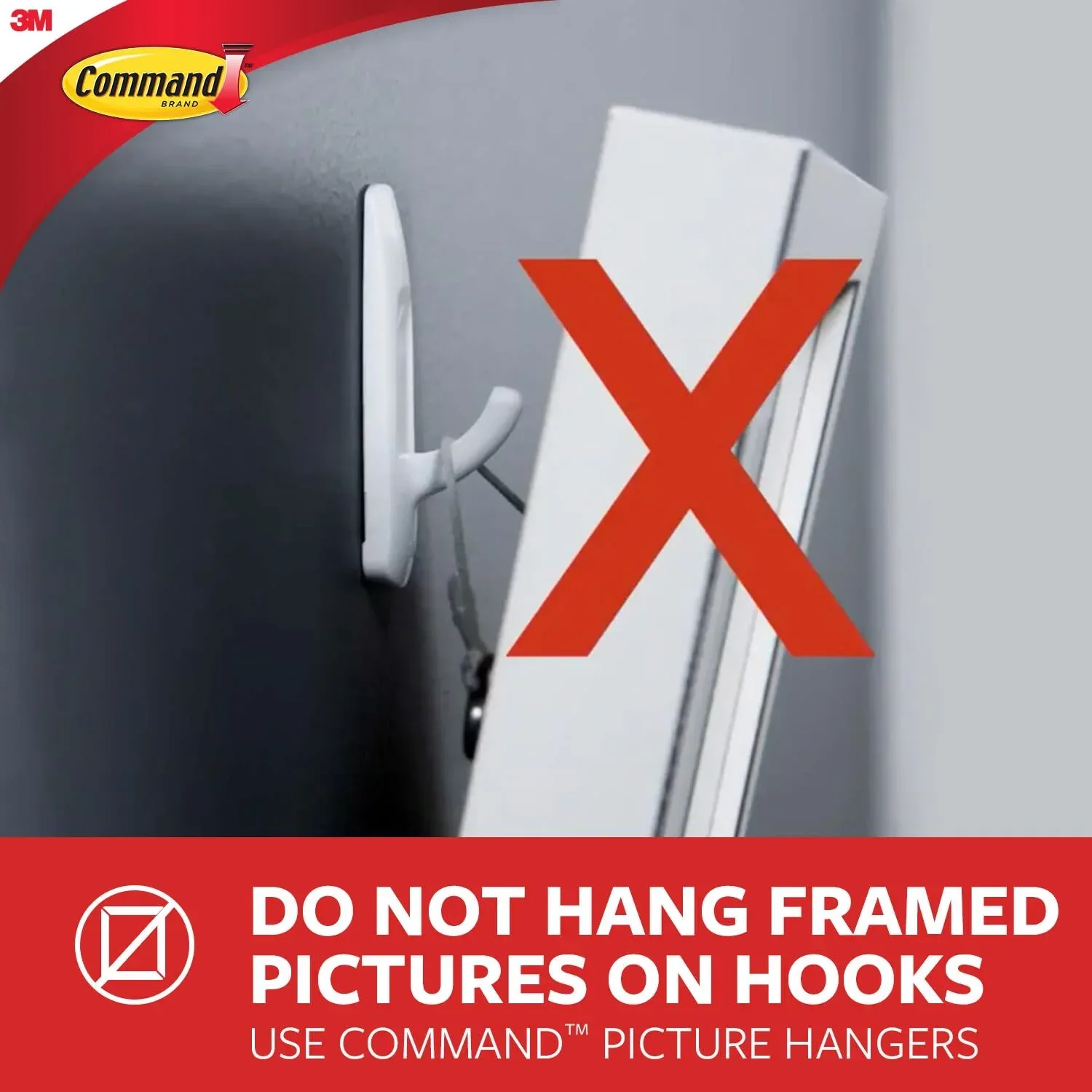 Command Decorating Clips, Clear, 20 Wall Hooks - Image 6