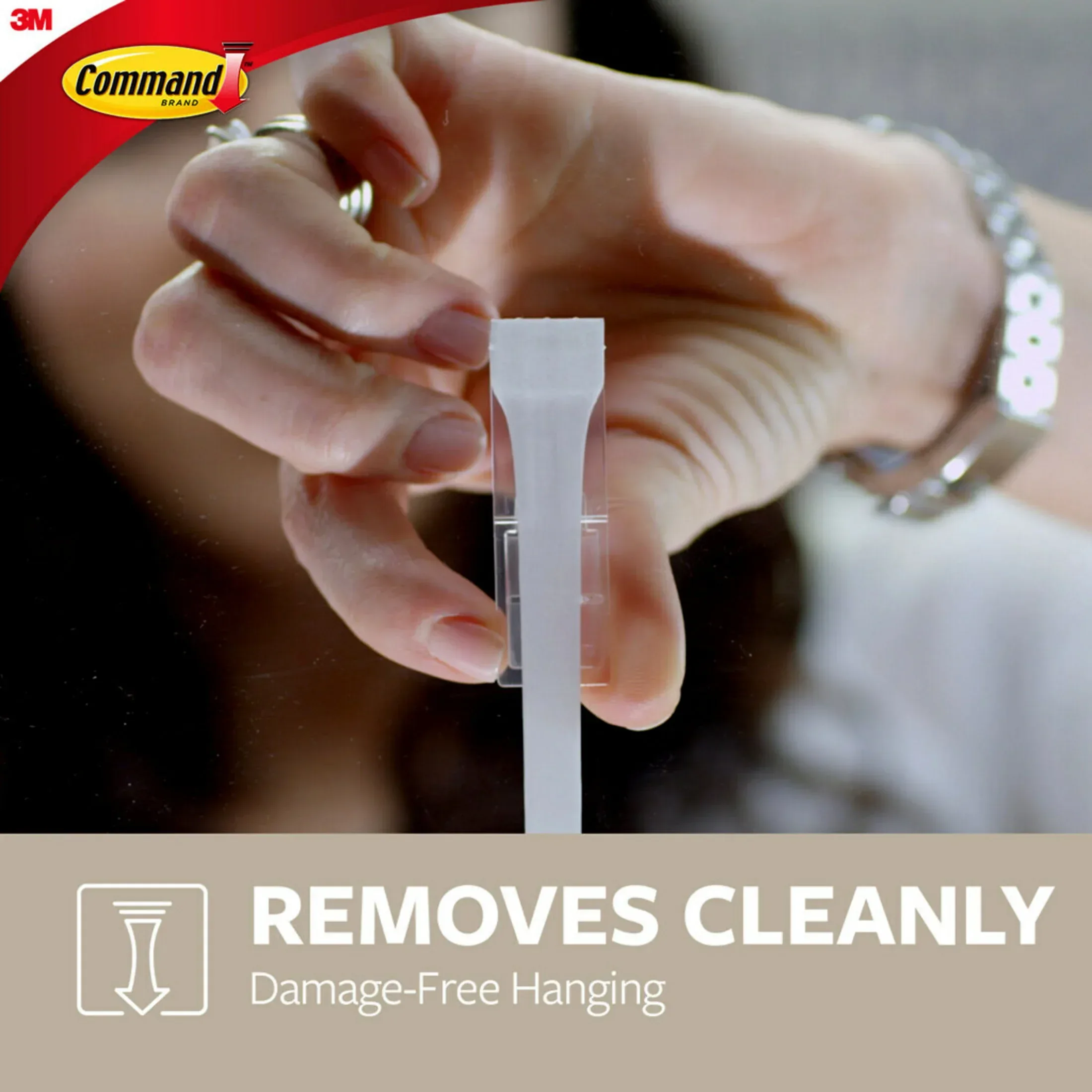 Command Large Double Wall Hooks, Black, Damage Free Decorating, 1 Hook - Image 4