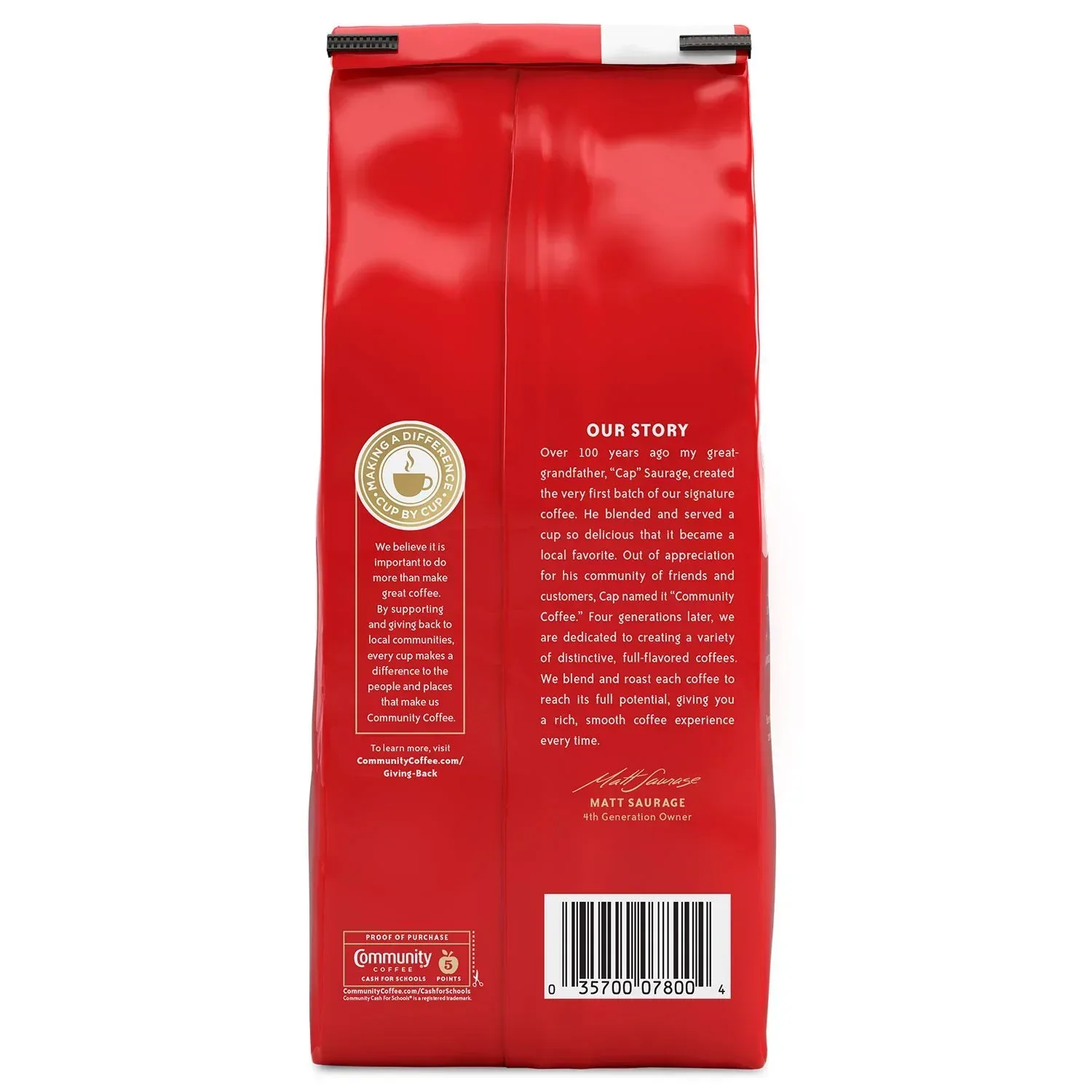 Community Coffee Dark Roast Ground Coffee, Signature Blend, 40 oz. - Image 7