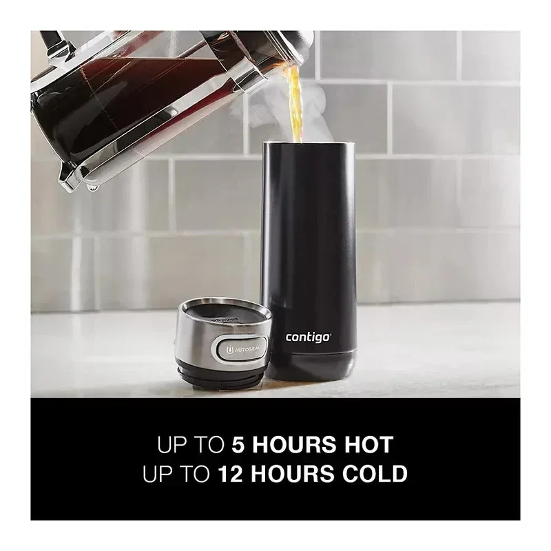 Contigo Luxe 14 oz. Travel Mug, 2 pk. - Dark Plum and Stainless Steel - Image 4