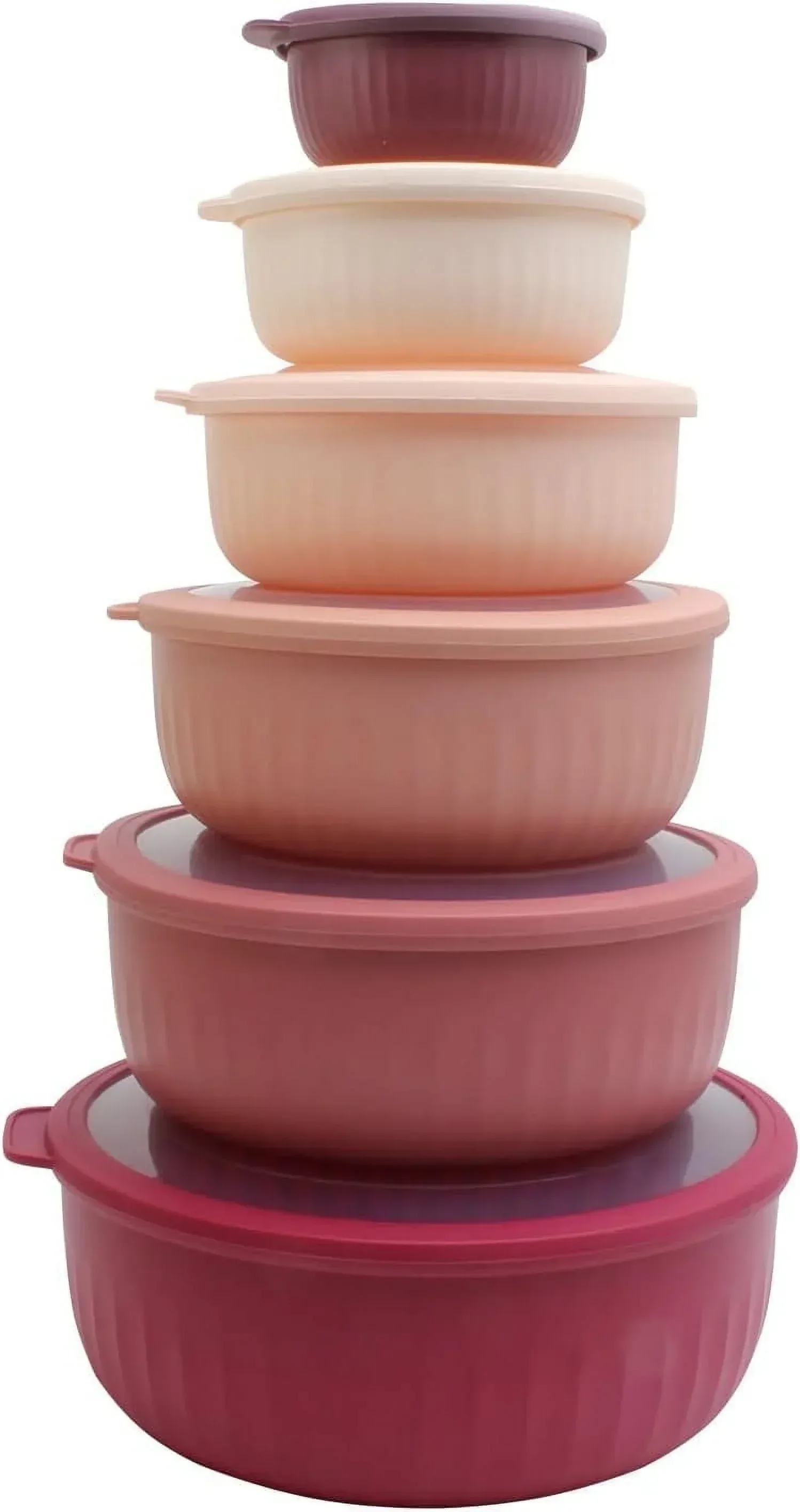 COOK WITH COLOR Meal Prep Containers Wide Mixing Bowls Food Storage Containers with Lid - Image 20