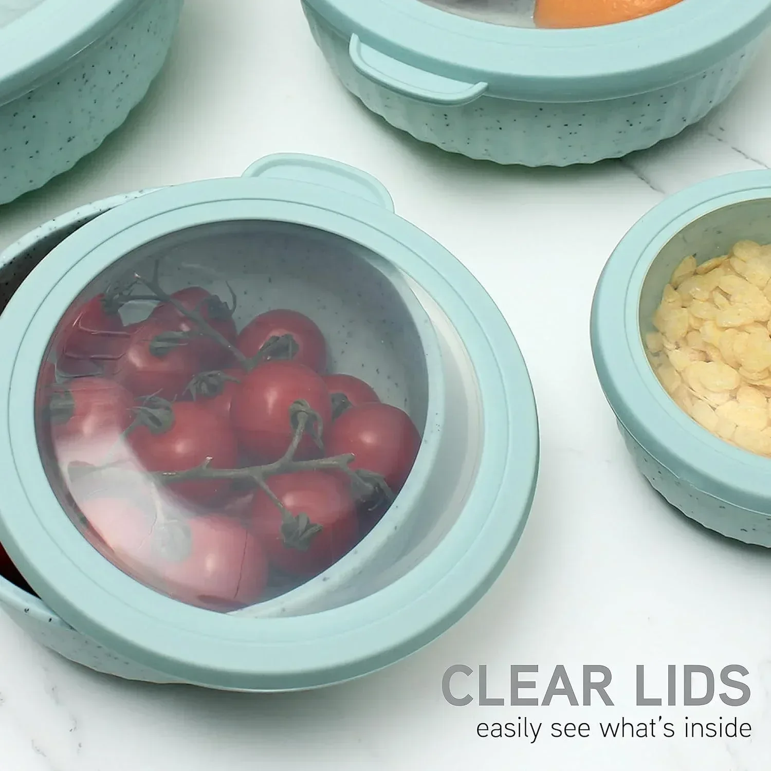 COOK WITH COLOR Meal Prep Containers Wide Mixing Bowls Food Storage Containers with Lid - Image 32