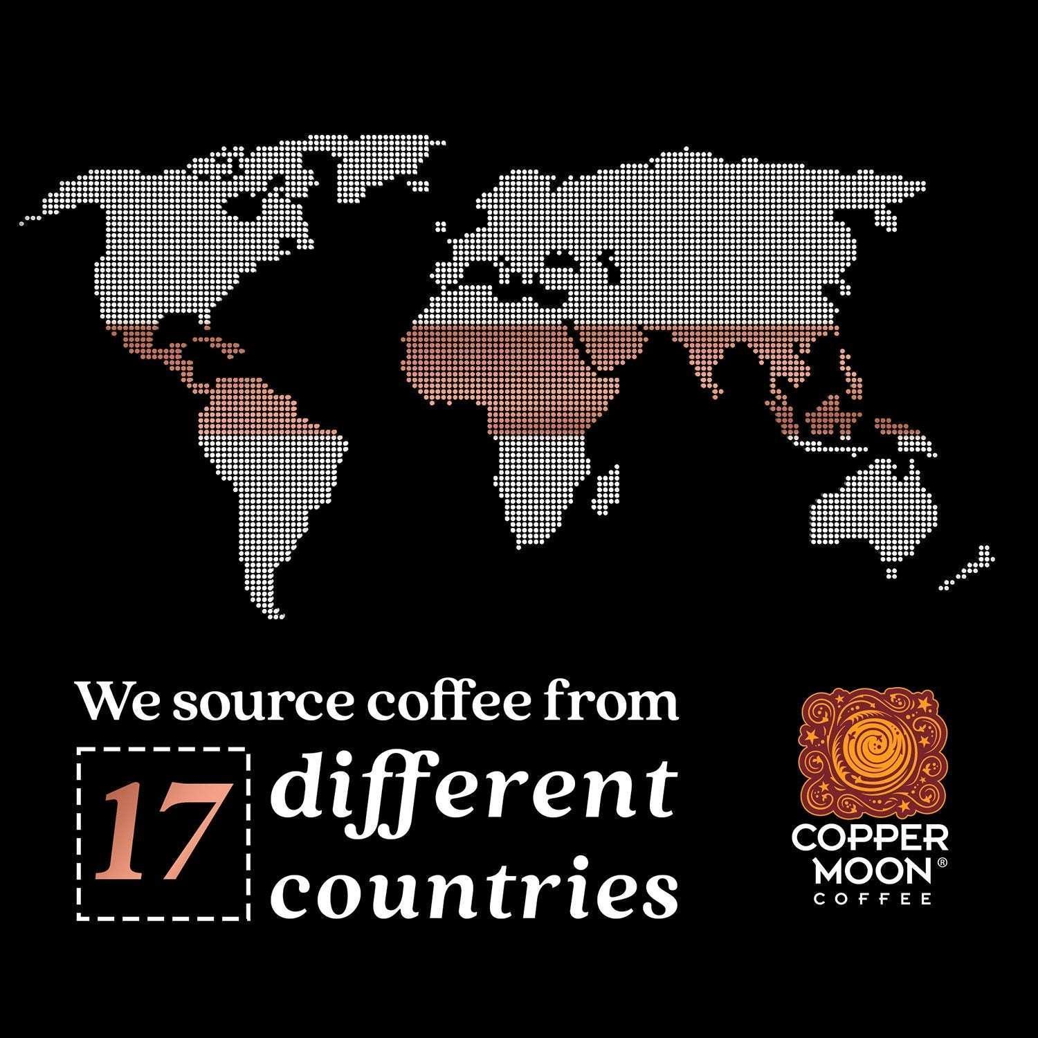 Copper Moon Coffee Light Roast Whole Bean Coffee, Ethiopian Blend, 32 oz. - Image 2