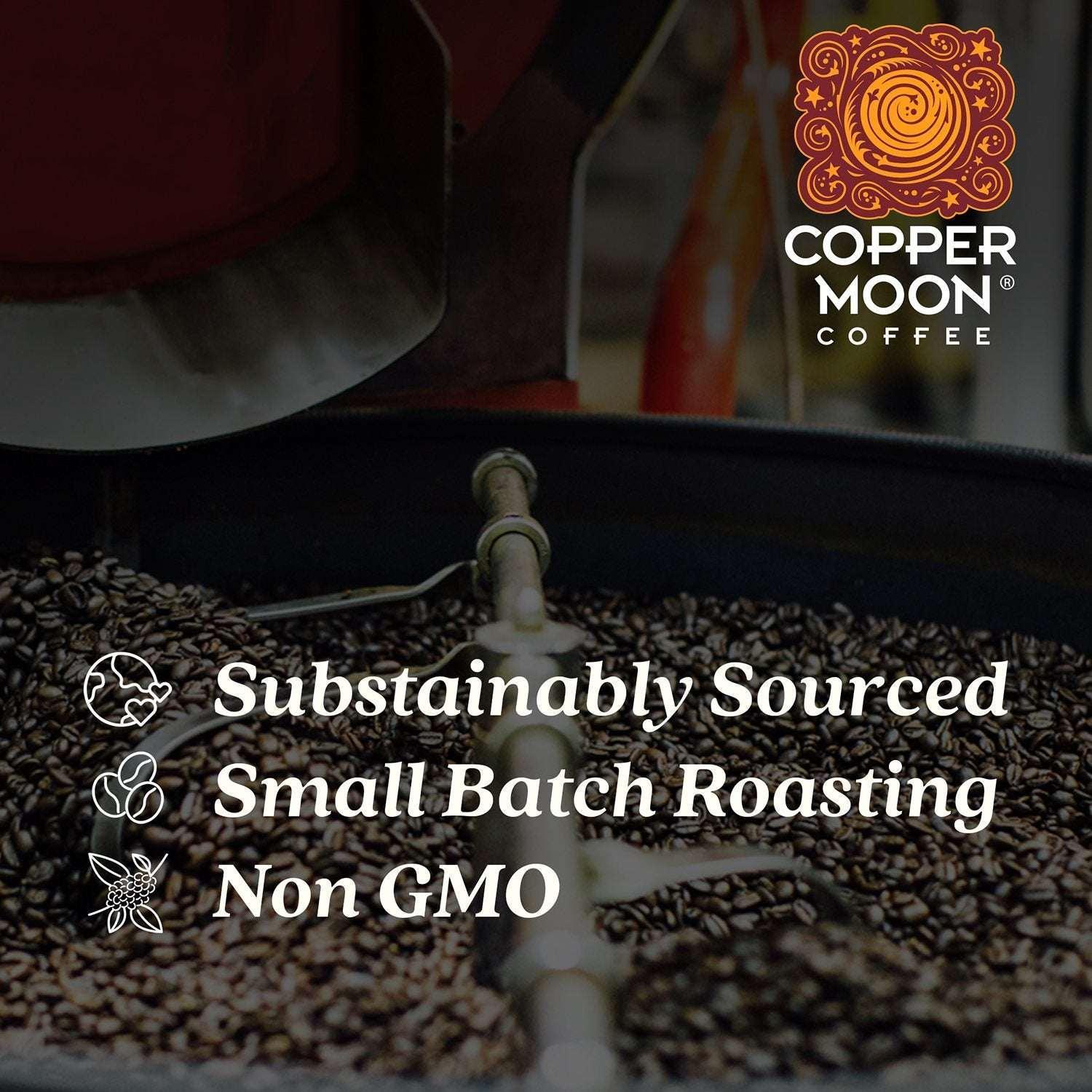 Copper Moon Coffee Light Roast Whole Bean Coffee, Ethiopian Blend, 32 oz. - Image 4