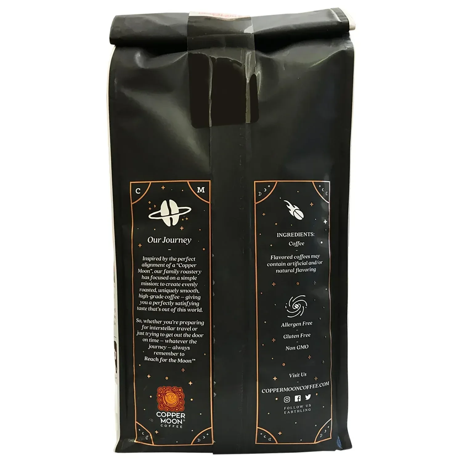 Copper Moon Coffee Medium Roast Ground Coffee, Hawaiian Hazelnut, 40 oz. - Image 3