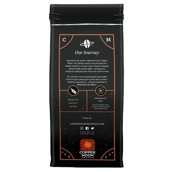Copper Moon Stargazer Blend, Ground Coffee, 12 oz. Bags, 6-pack - Image 3