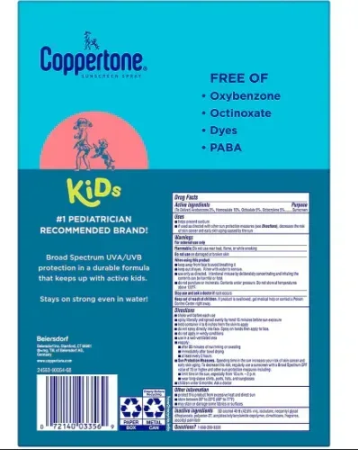 Coppertone Sunscreen Spray for Kids, 3 pk. - Image 2