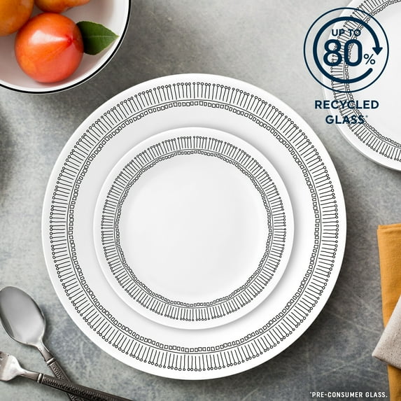 Corelle Nakia 12-Piece Glass Dinnerware Set (Service for 4) - Image 5