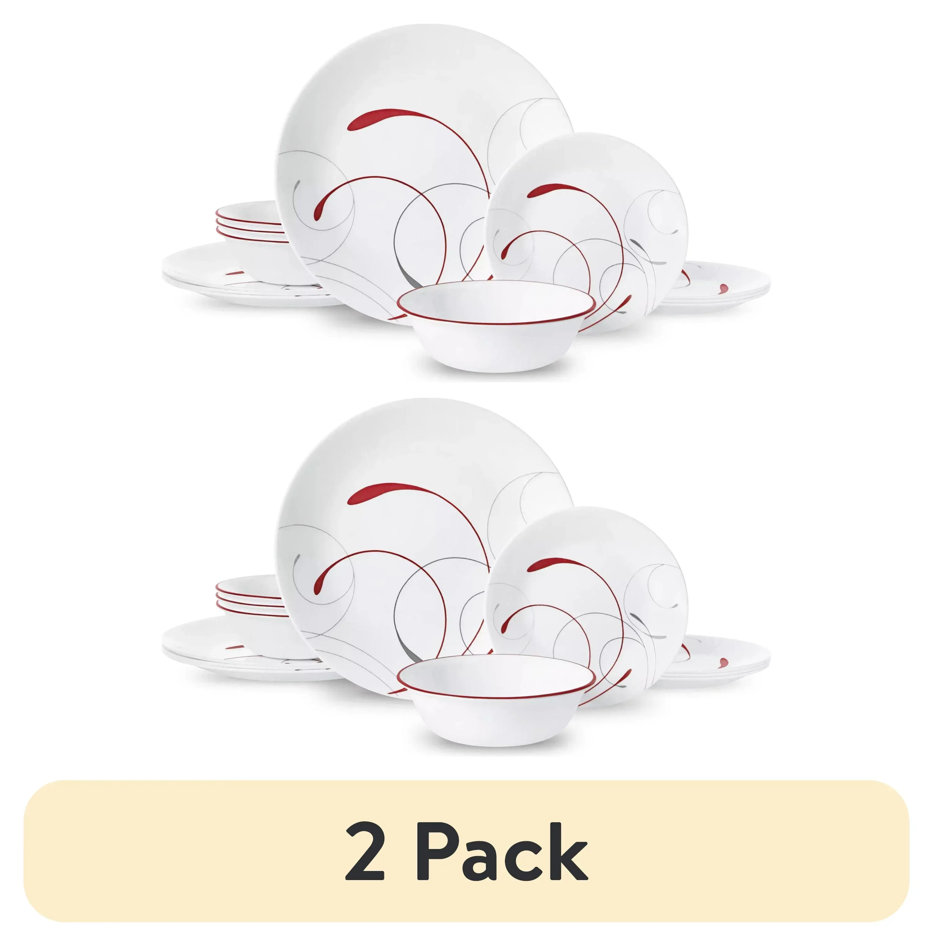 Corelle Splendor 12-Piece Glass Dinnerware Set (Service for 4) - Image 12