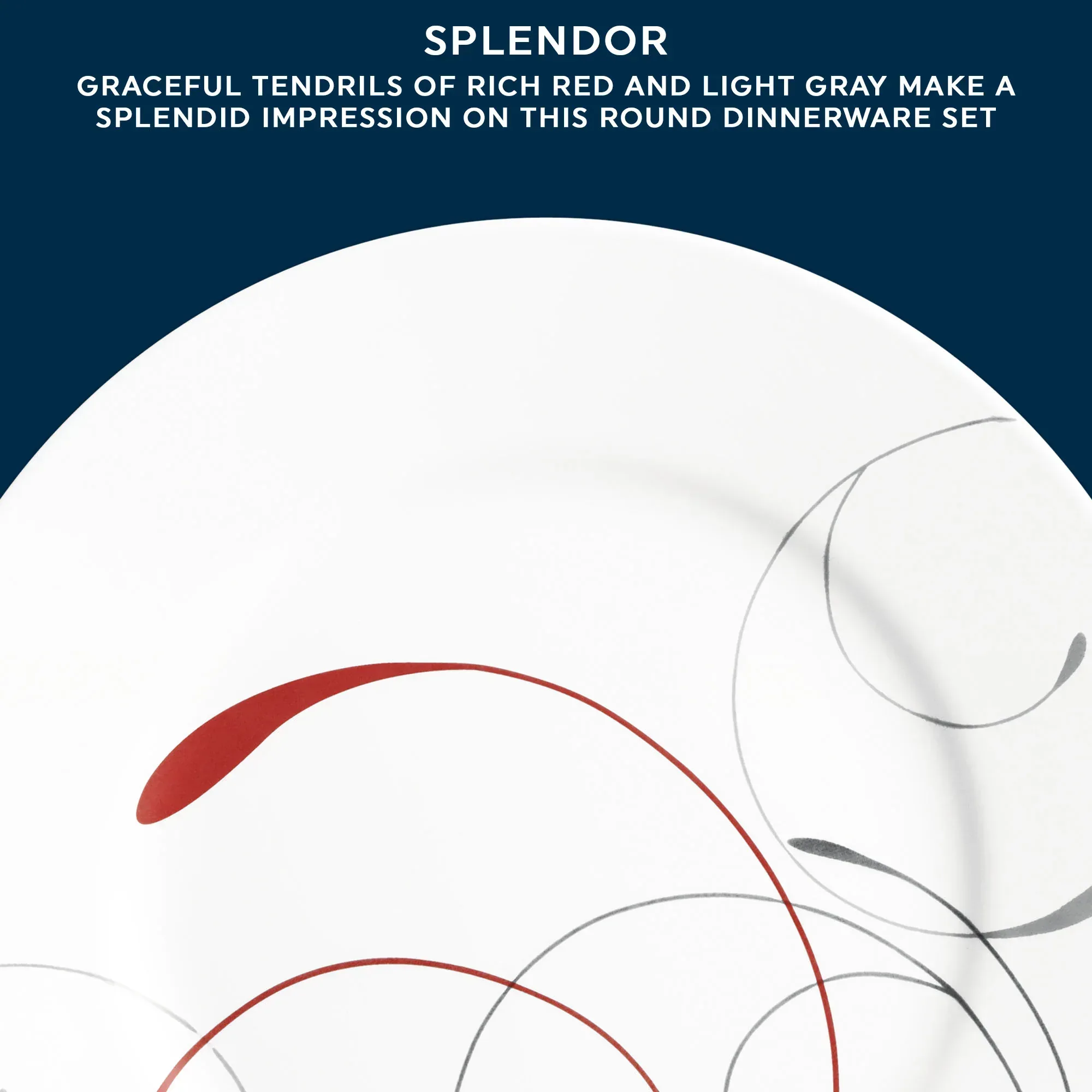 Corelle Splendor 12-Piece Glass Dinnerware Set (Service for 4) - Image 5