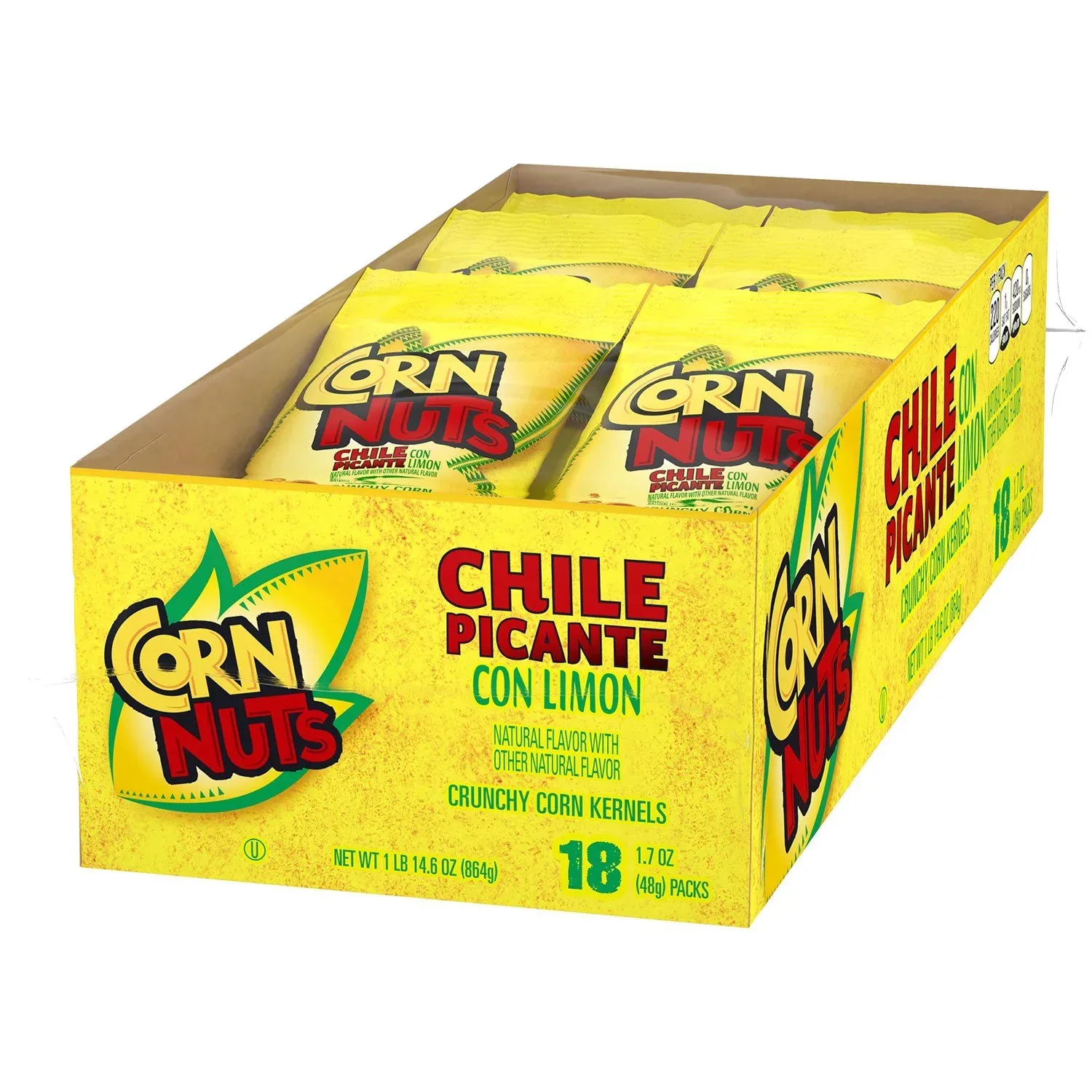 Corn Nuts Chile Picante con Limon Crunchy Corn Kernels, 1.7 oz., 18 pk. - Image 3