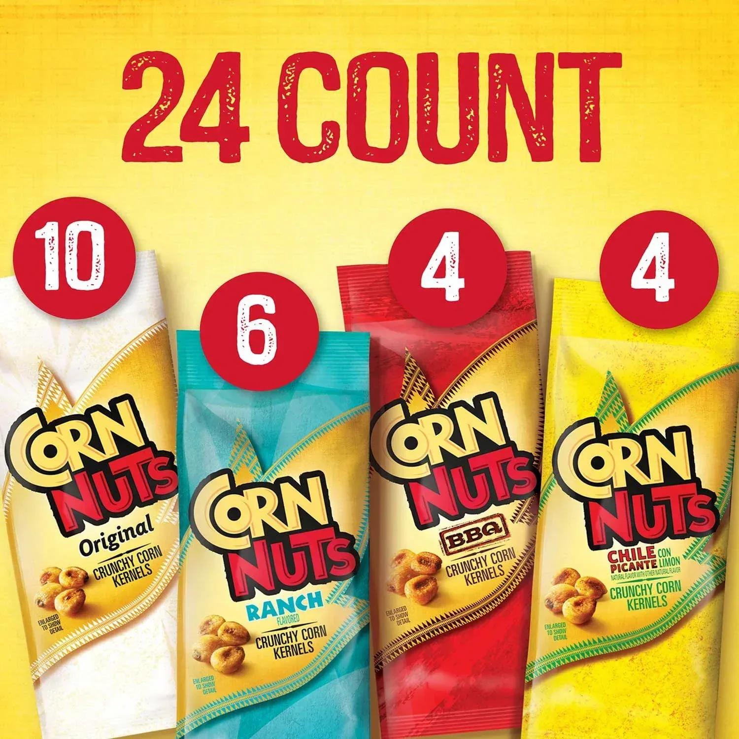 Corn Nuts Crunchy Corn Snacks, Variety Pack, 1.7 oz., 24 pk. - Image 4