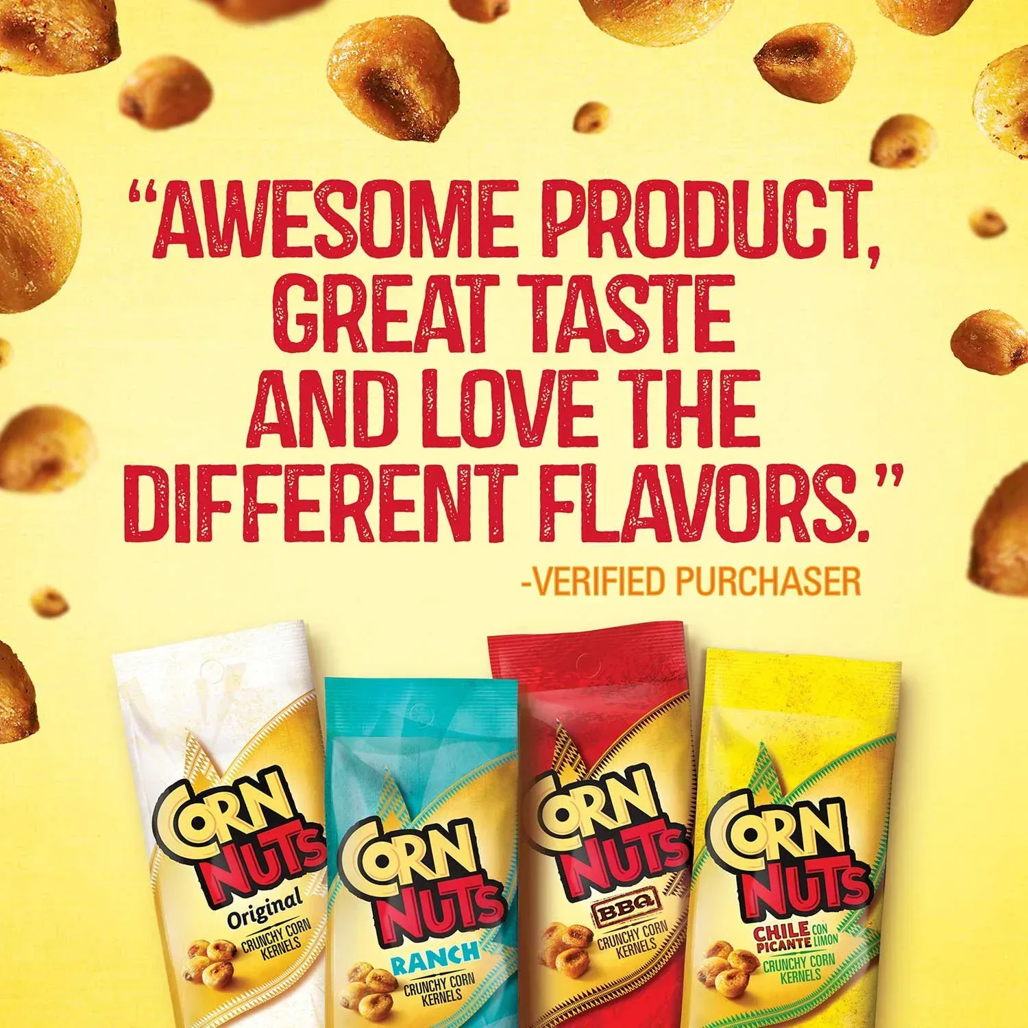 Corn Nuts Crunchy Corn Snacks, Variety Pack, 1.7 oz., 24 pk. - Image 5