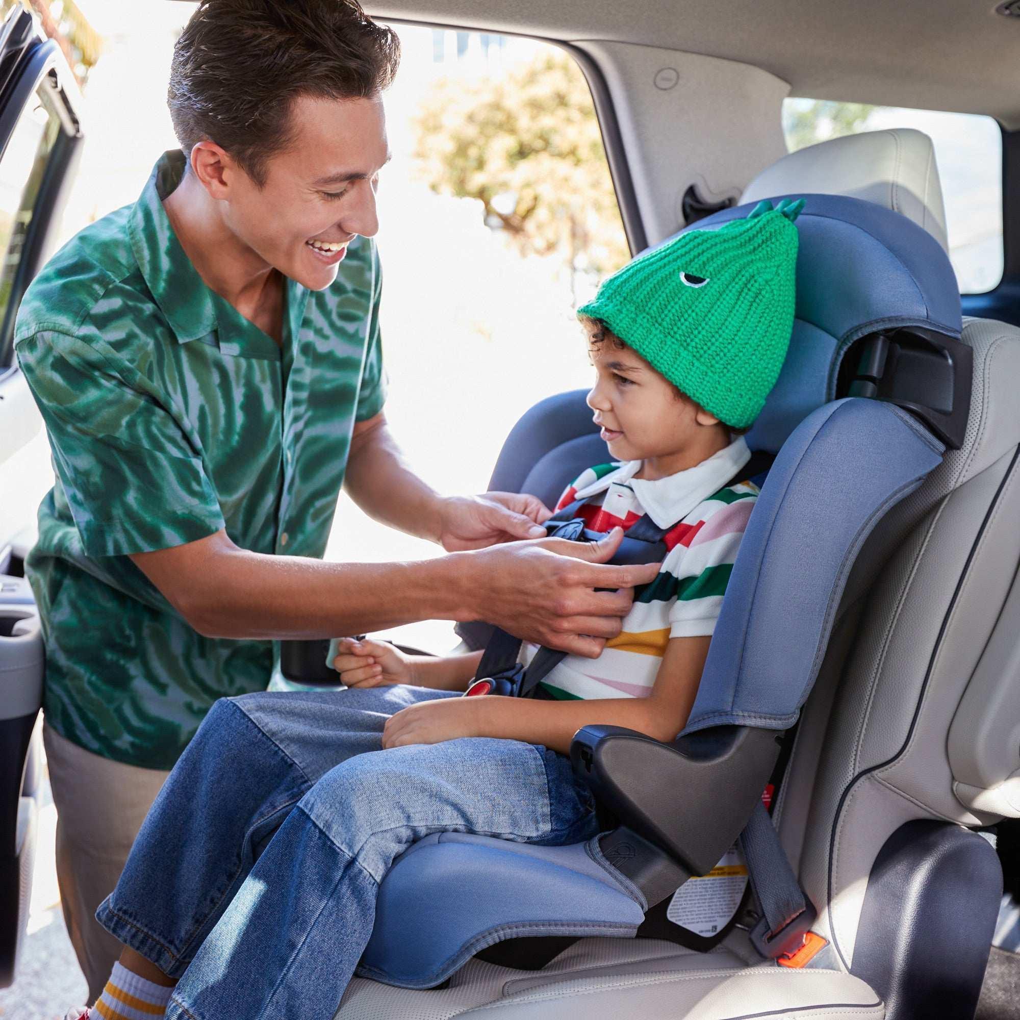 Cosco Kids Finale DX 2-in-1 Booster Car Seat, Rainbow - Image 2