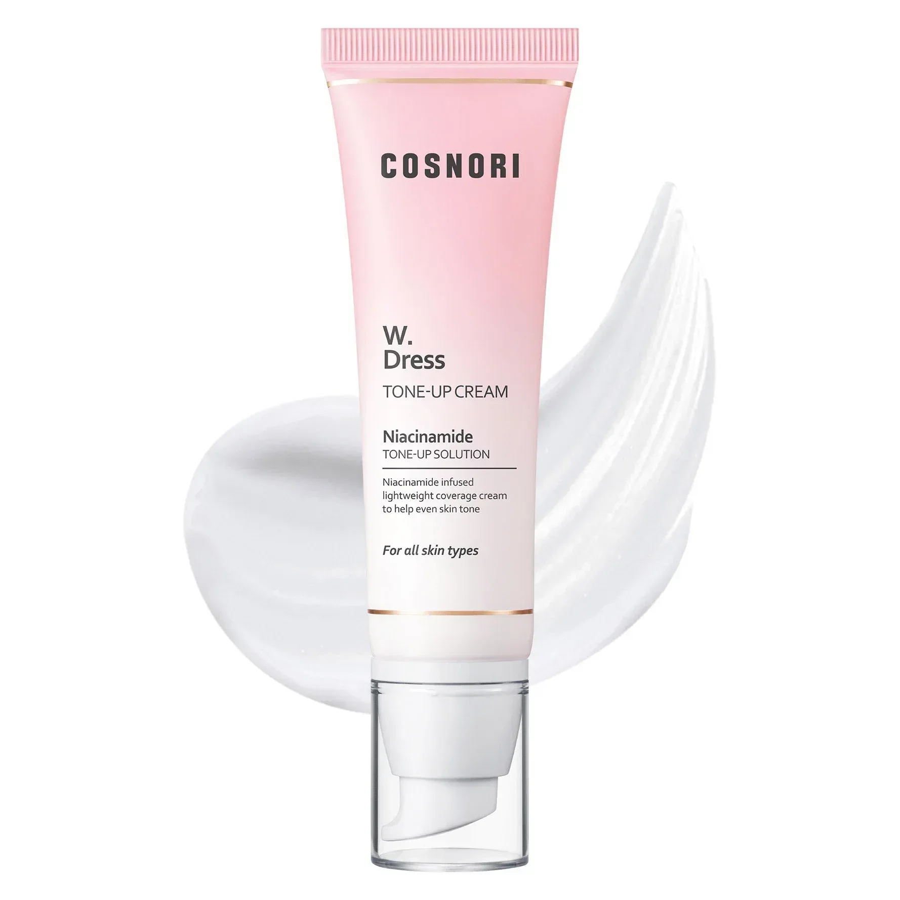 COSNORI W. Dress Tone-up Cream, 1.69 fl oz, 2-pack - Image 3