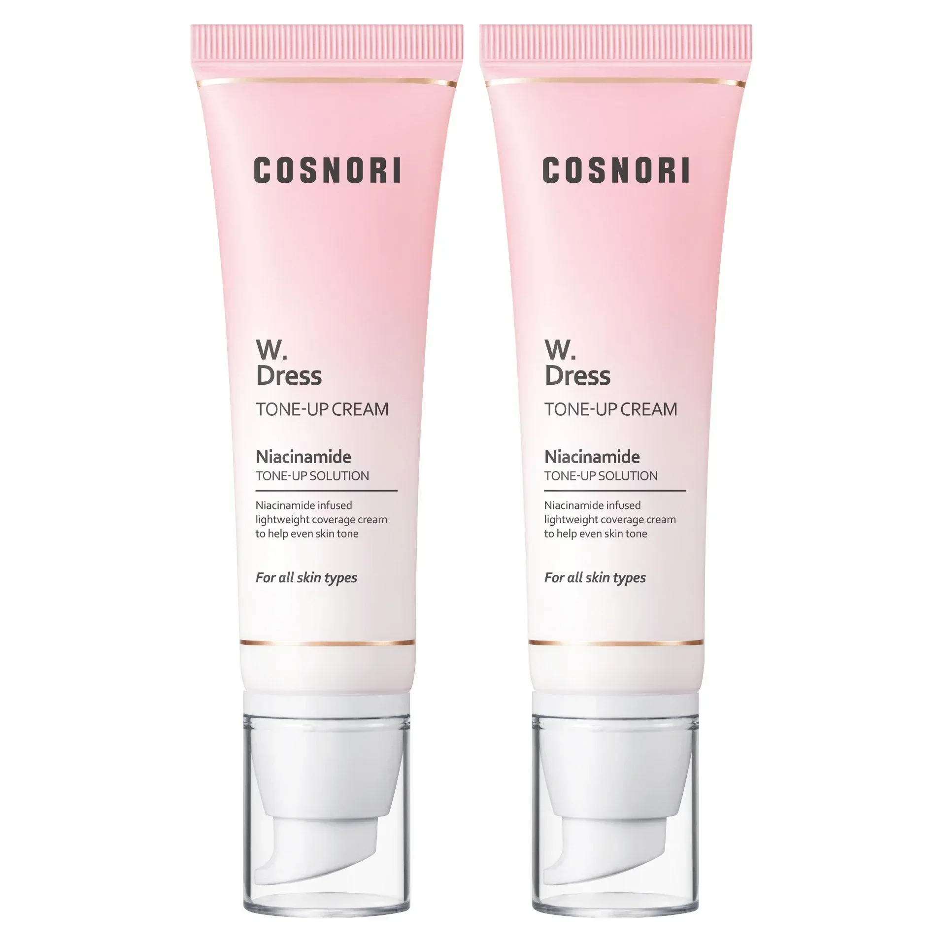 COSNORI W. Dress Tone-up Cream, 1.69 fl oz, 2-pack - Image 5