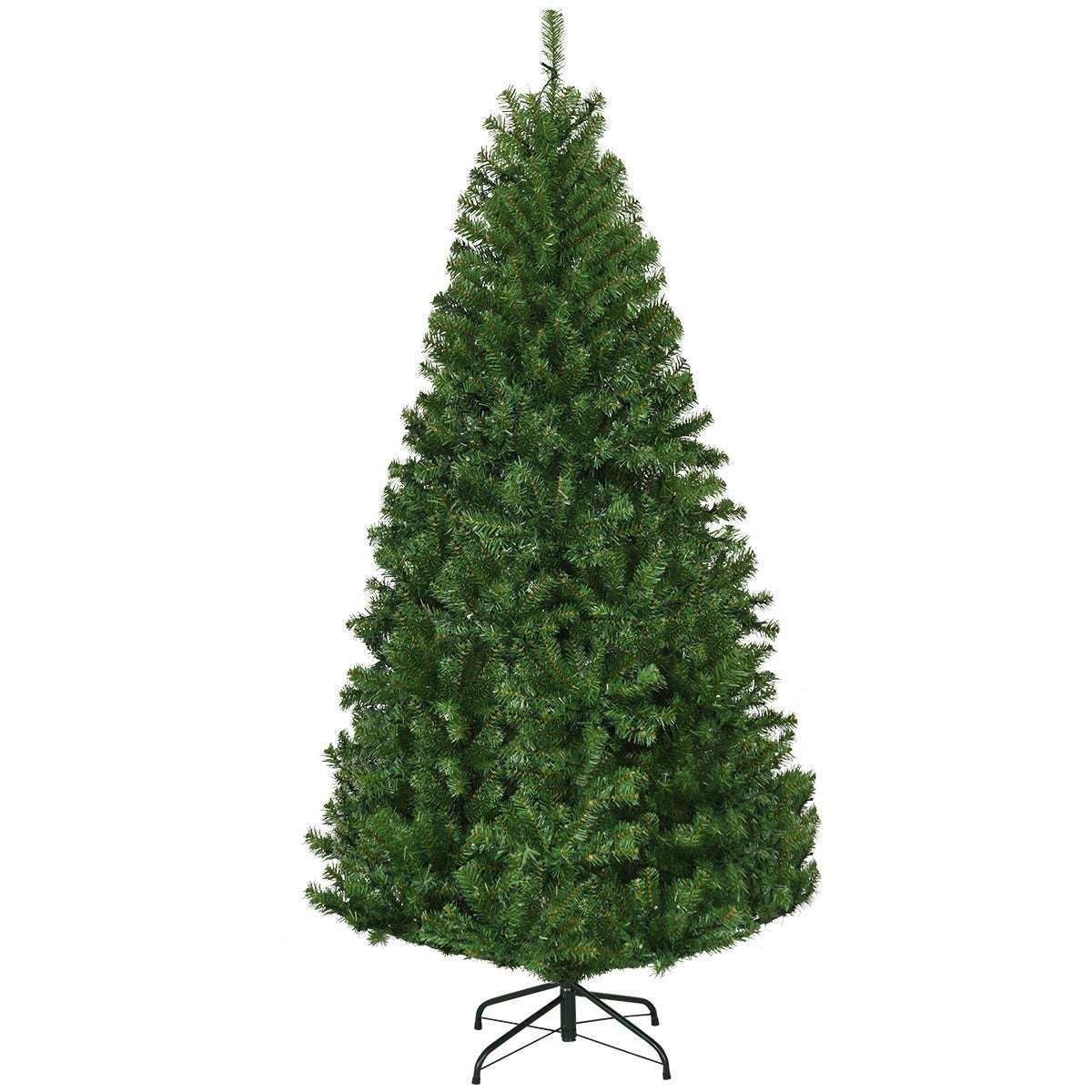 Costway 6Ft Pre-Lit Artificial Christmas Tree Hinged 350 LED Lights - Image 11