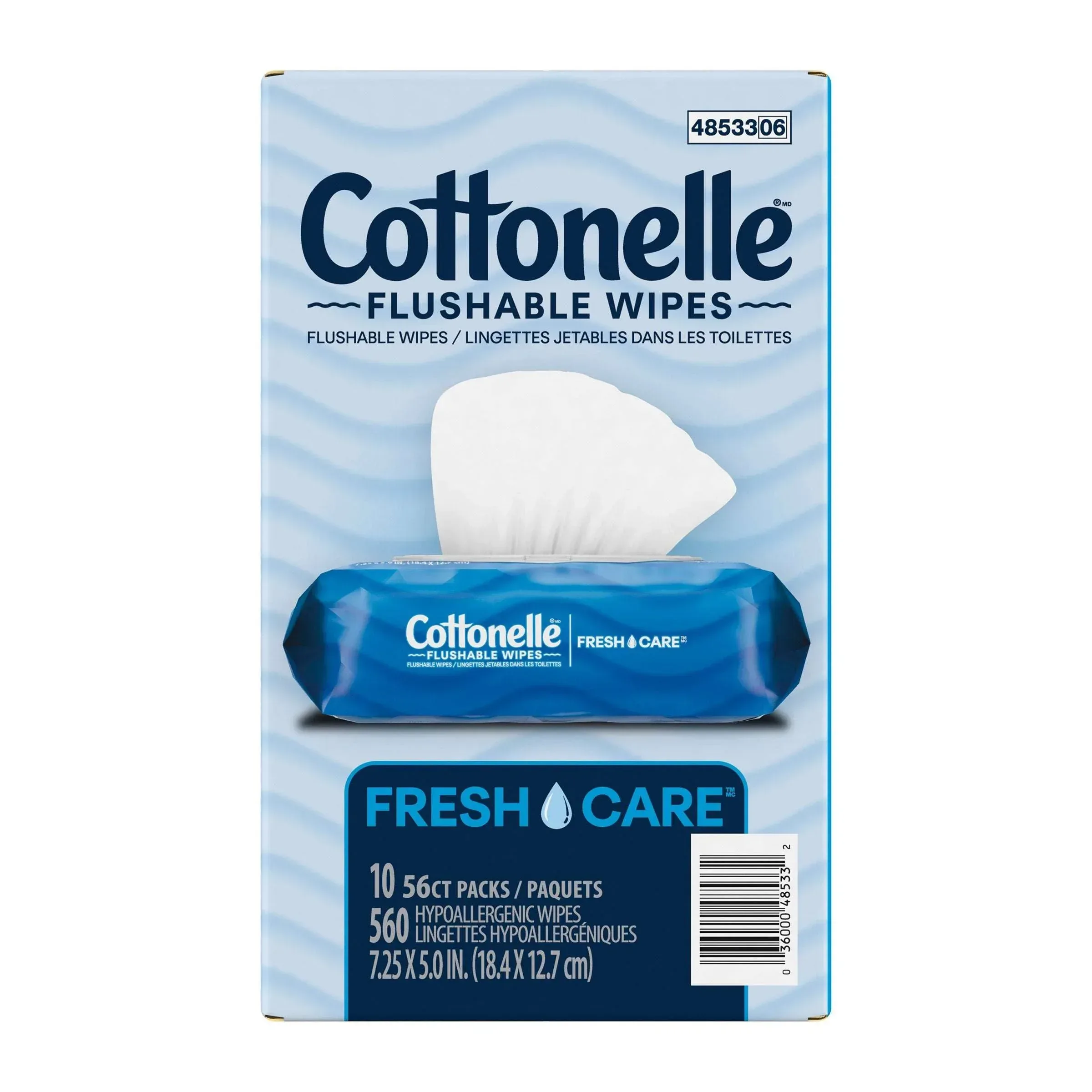 Cottonelle Fresh Care Flushable Wipes, 560 Wipes - Image 6