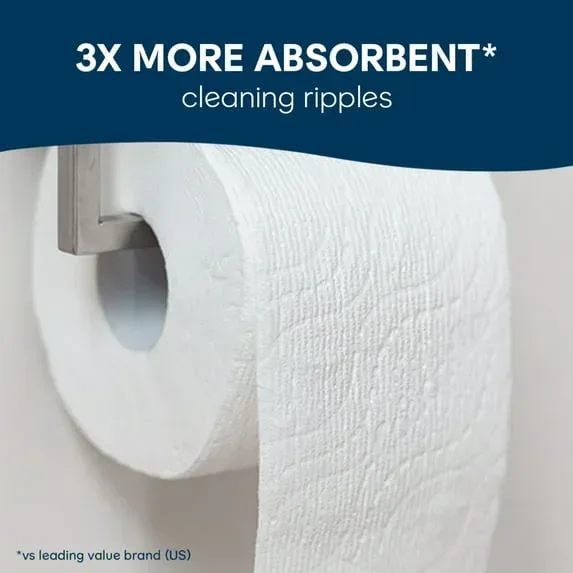 Cottonelle Ultra Comfort Toilet Paper, Soft Toilet Tissue, 12 Mega Rolls - Image 2