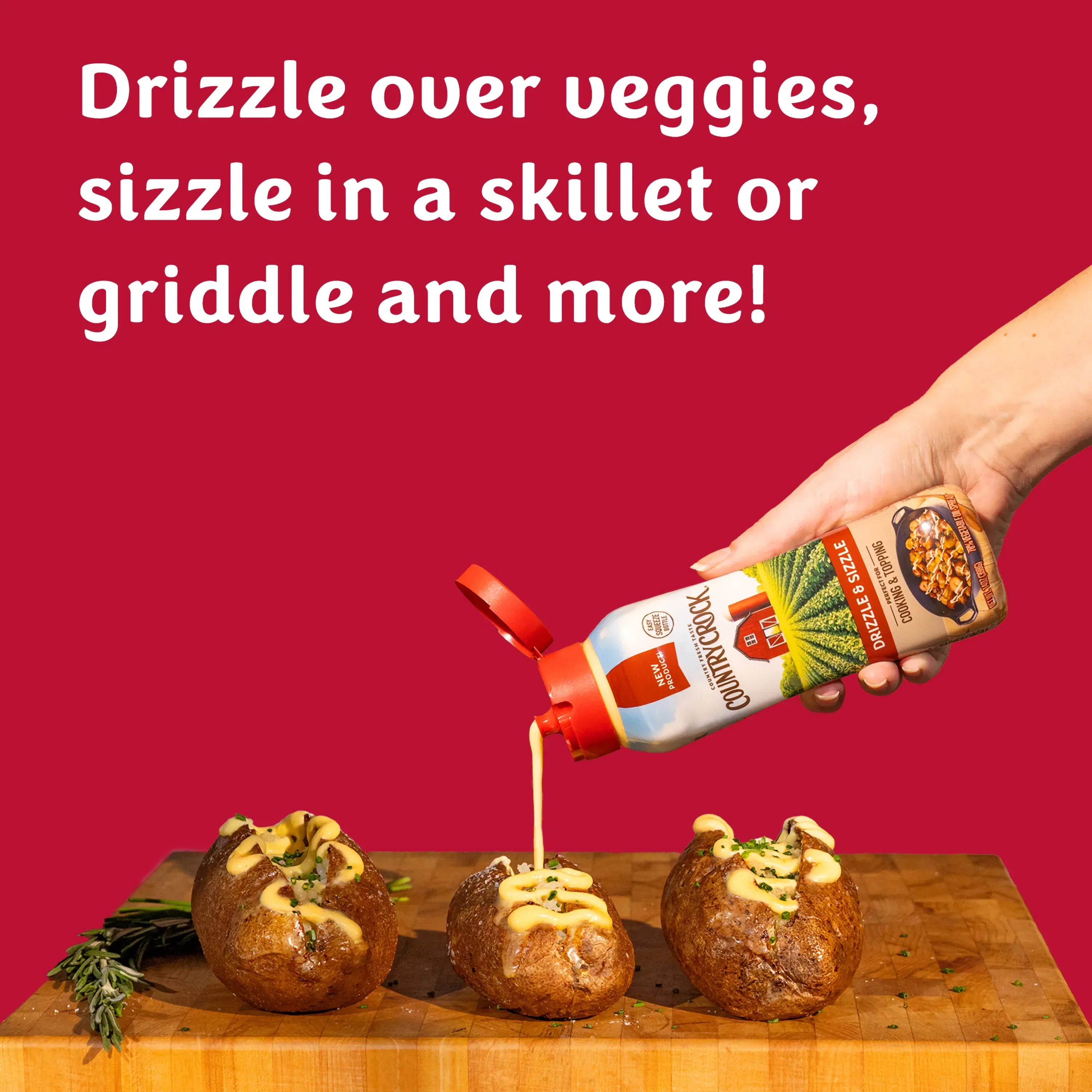 Country Crock Drizzle and Sizzle 14oz Bottle - Image 4